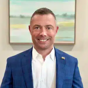 Phil Palmer, Marine Corps veteran and founder, at the head of WarriorWOD Foundation veteran nonprofit leadership