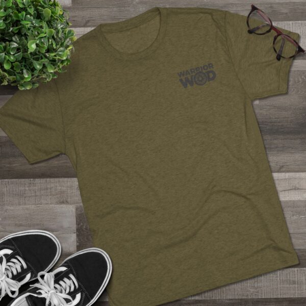 Supportive Warrior Tee - Exercise as a Prescription: Stand with our veterans. 100% of proceeds go to support PTSD recovery programs.