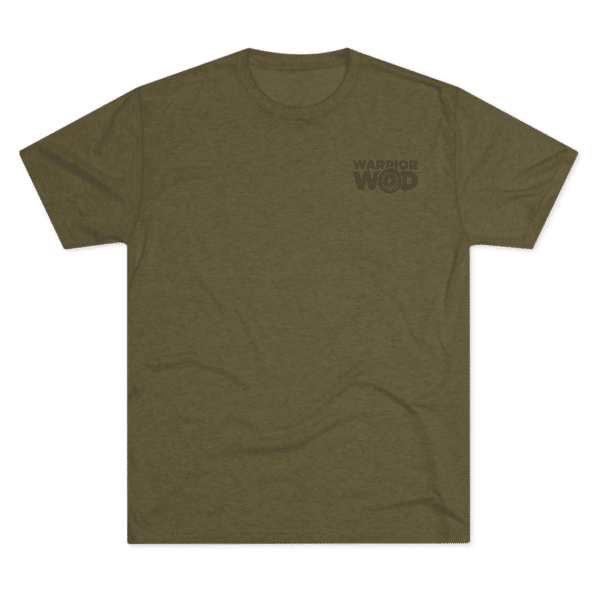 Supportive Warrior Tee - Exercise as a Prescription: Stand with our veterans. 100% of proceeds go to support PTSD recovery programs.