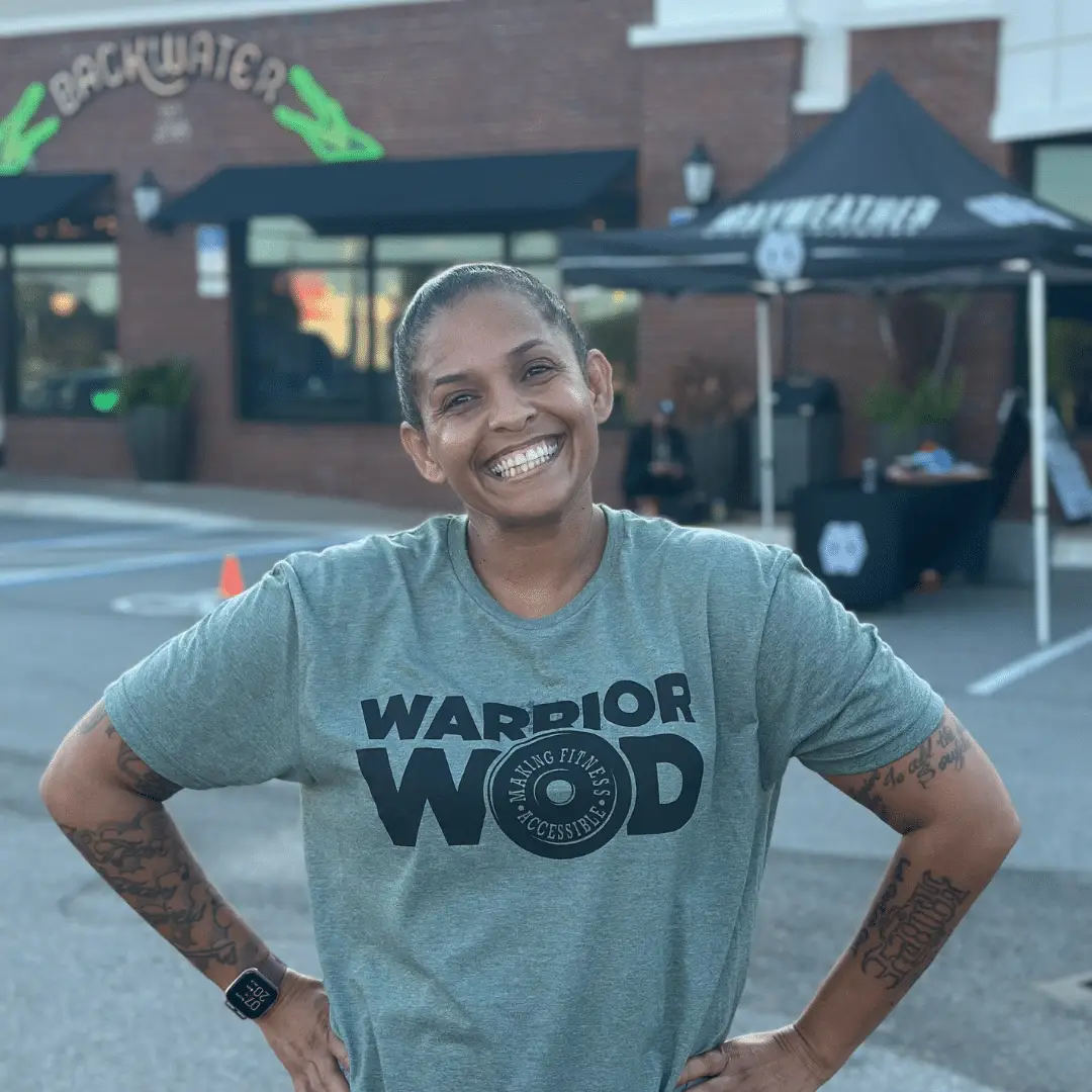 A WarriorWOD veteran training at a partner gym