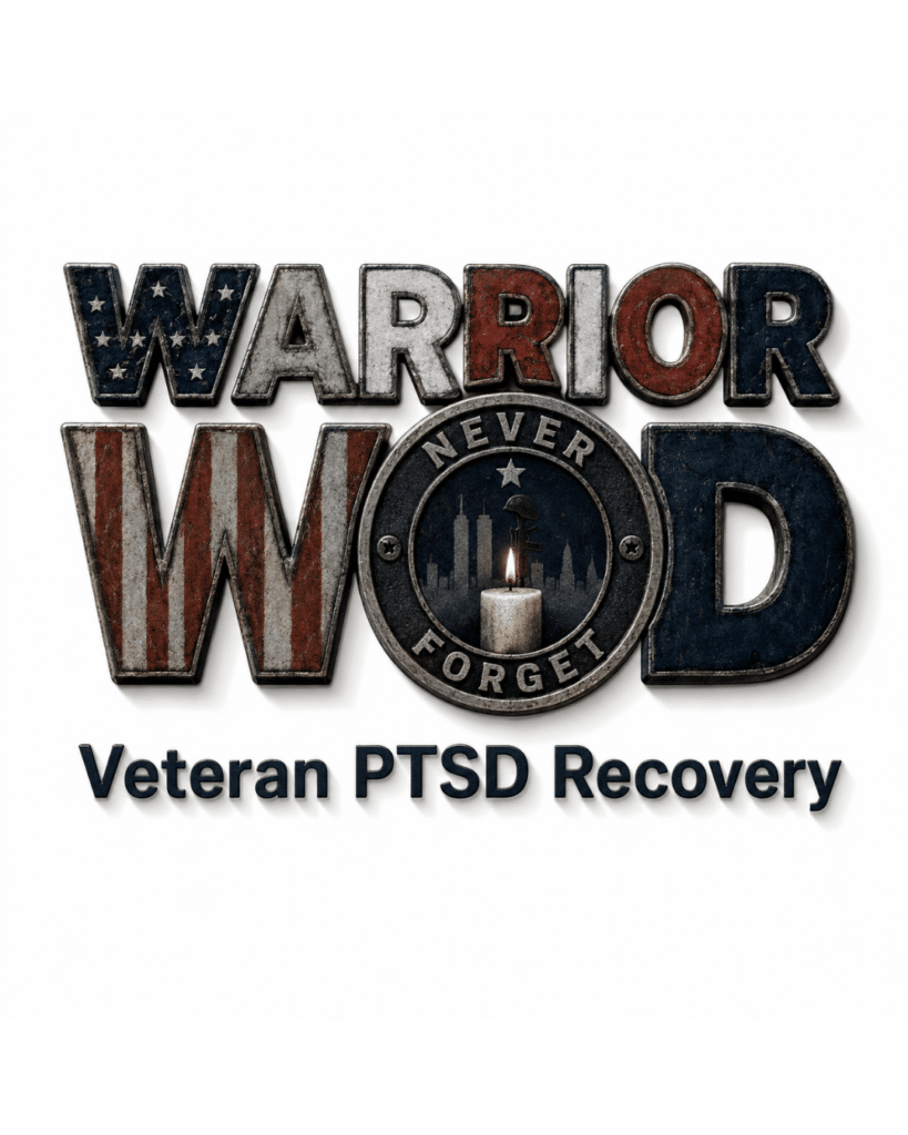 WarriorWOD Foundation Never Forget September 11 veteran PTSD recovery program logo