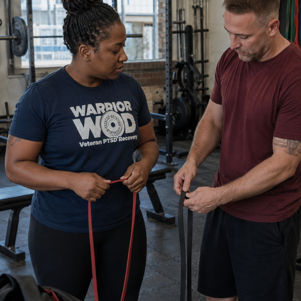 Natalie W., US Army veteran and graduate of the WarriorWOD veteran PTSD recovery program