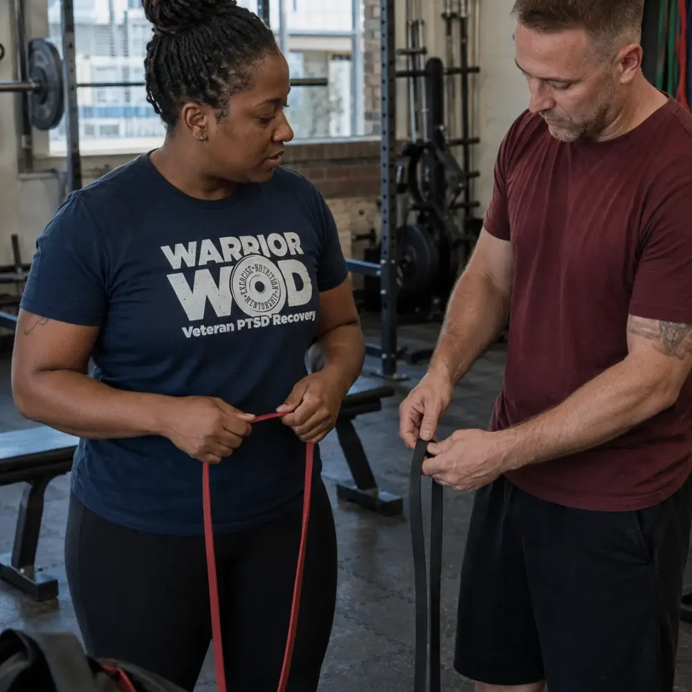 Natalie W., US Army veteran and graduate of the WarriorWOD veteran PTSD recovery program